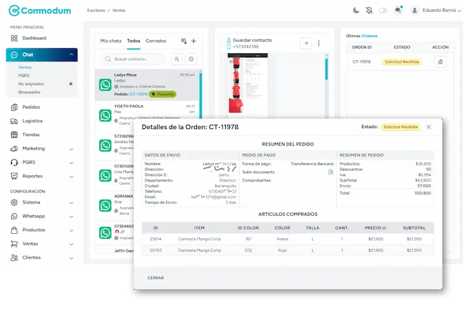 CRM y pipeline de ventas